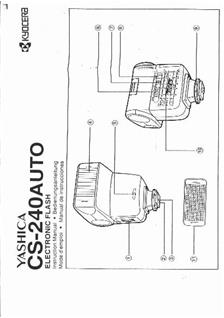 Yashica CS 240 Auto manual. Camera Instructions.